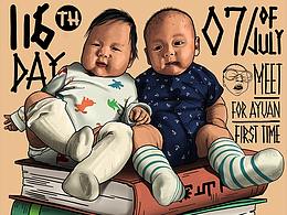 《豬小弟成長記》 亂塗亂畫