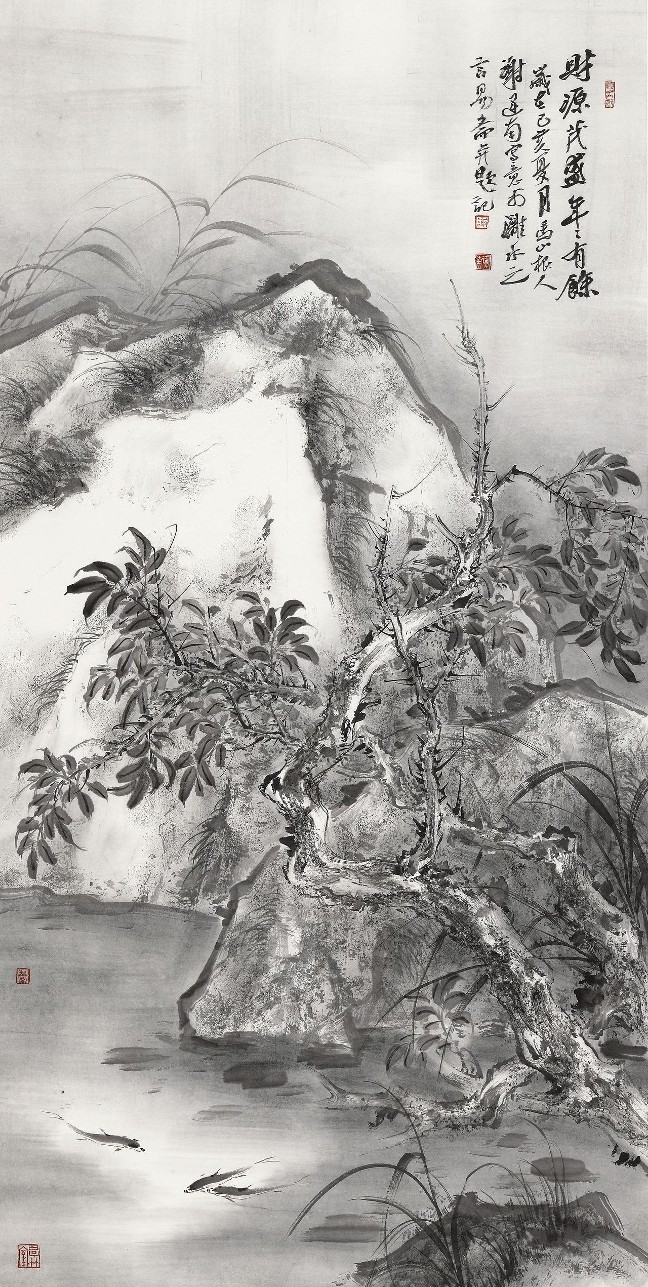 中国美术家协会会员谢运南作品 花鸟画 山水画