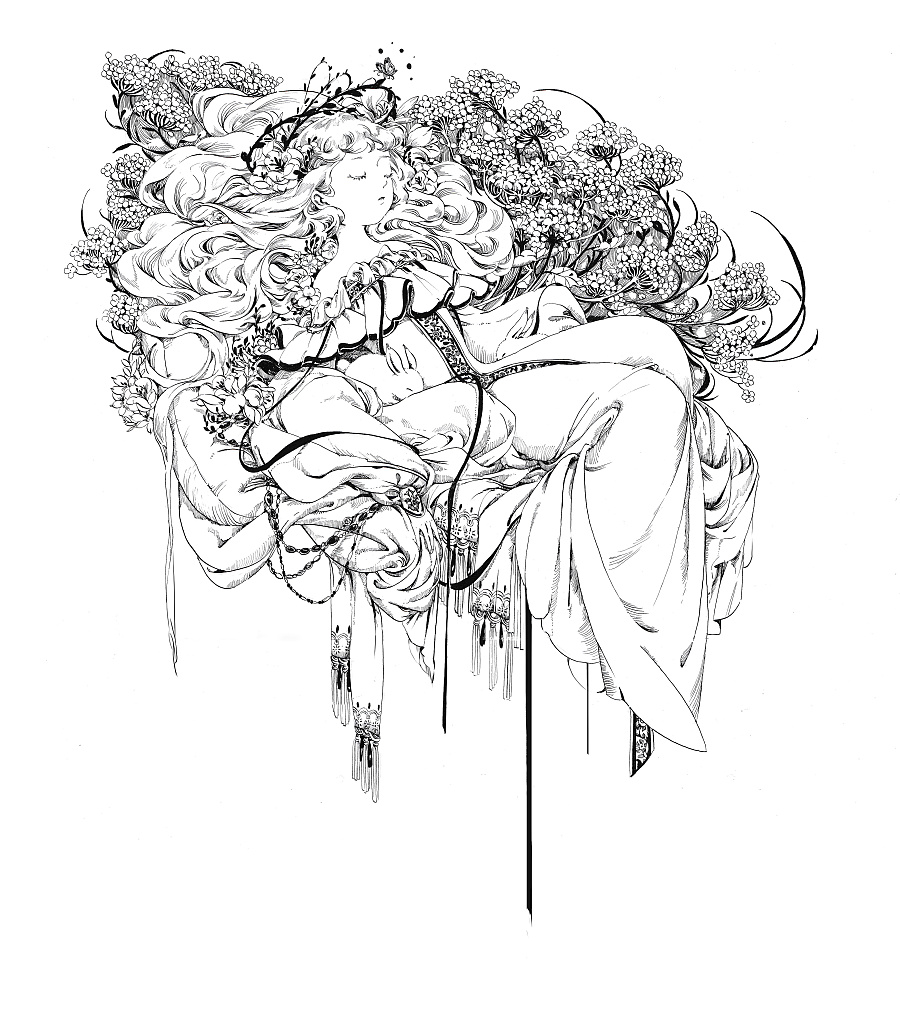 零花--八月小结|插画习作|插画|子仪yoyi - 原创设计作品 - 站酷