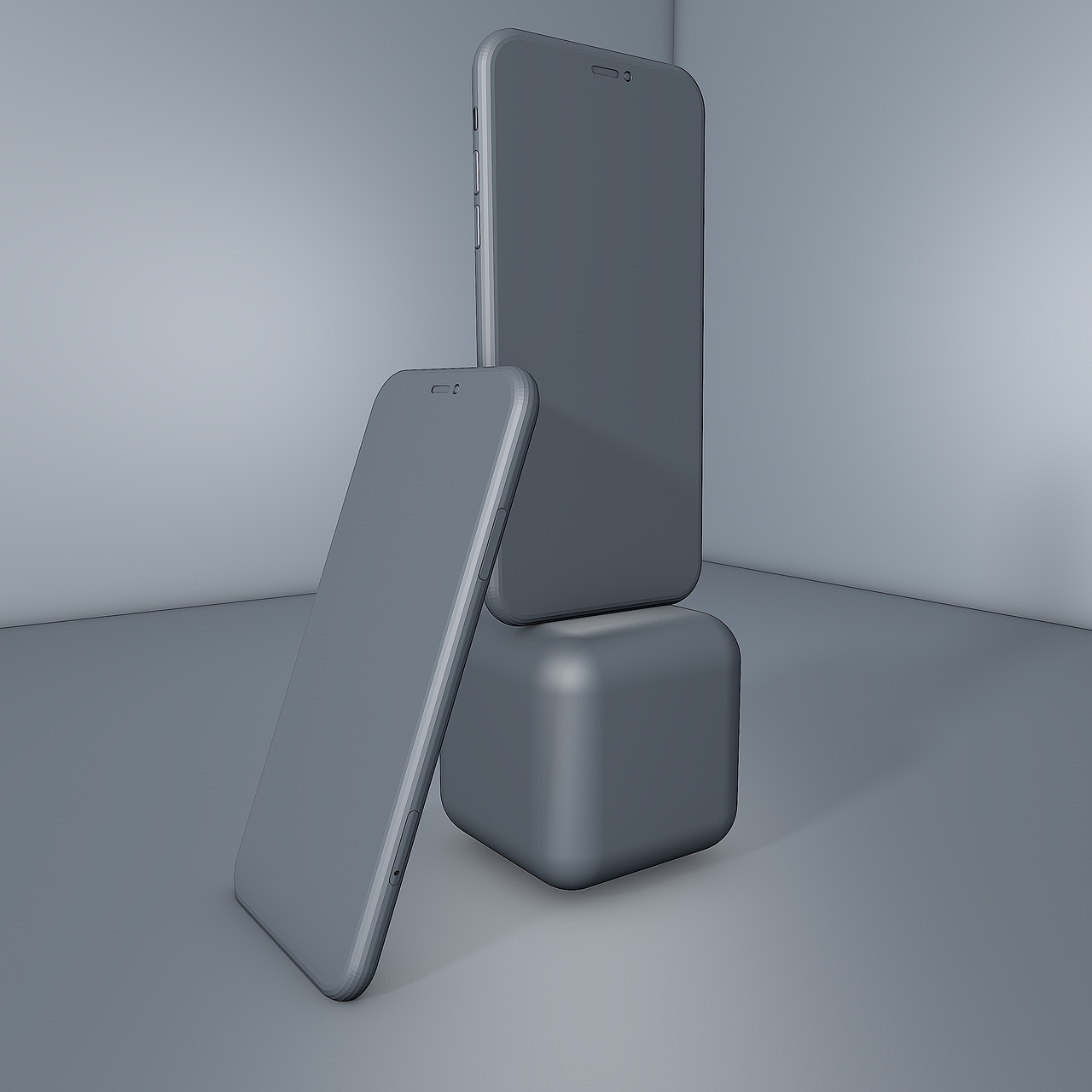 iphonexr手机建模渲染