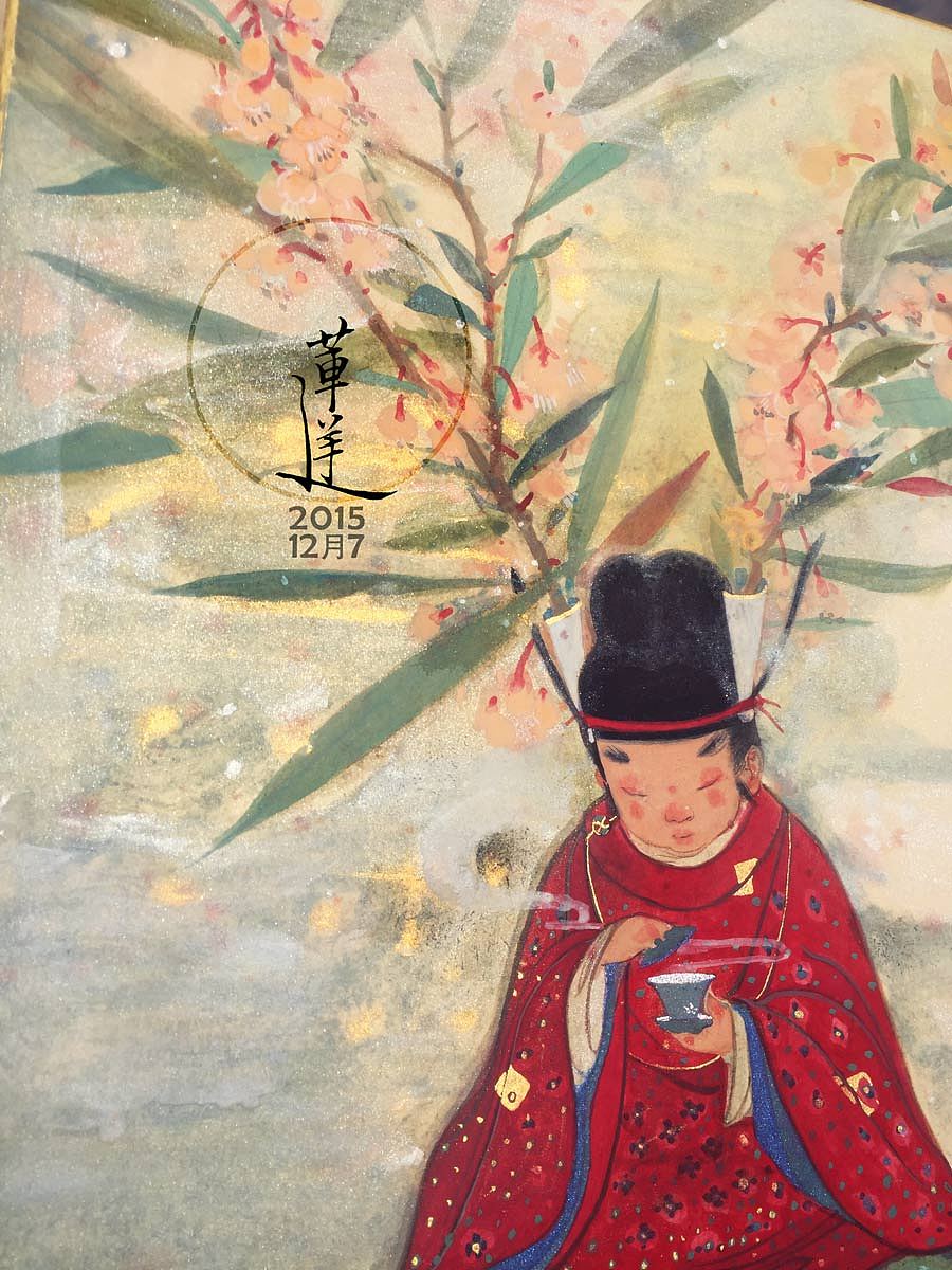 新岩彩《花冠小仙》之丹顶、青鸟(图ZMzgzNTY5NDA=) - 绘画 - 站酷设计师莲羊原创素材 - 站酷ZCOOL