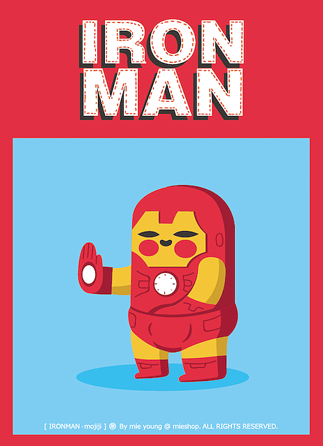 我們是愛(ài)mojiji的復(fù)仇者們（圖ZMjgzMzA1Njg=） - 商業(yè)插畫(huà) - 站酷設(shè)計(jì)師mieyoung原創(chuàng)素材 - 站酷ZCOOL