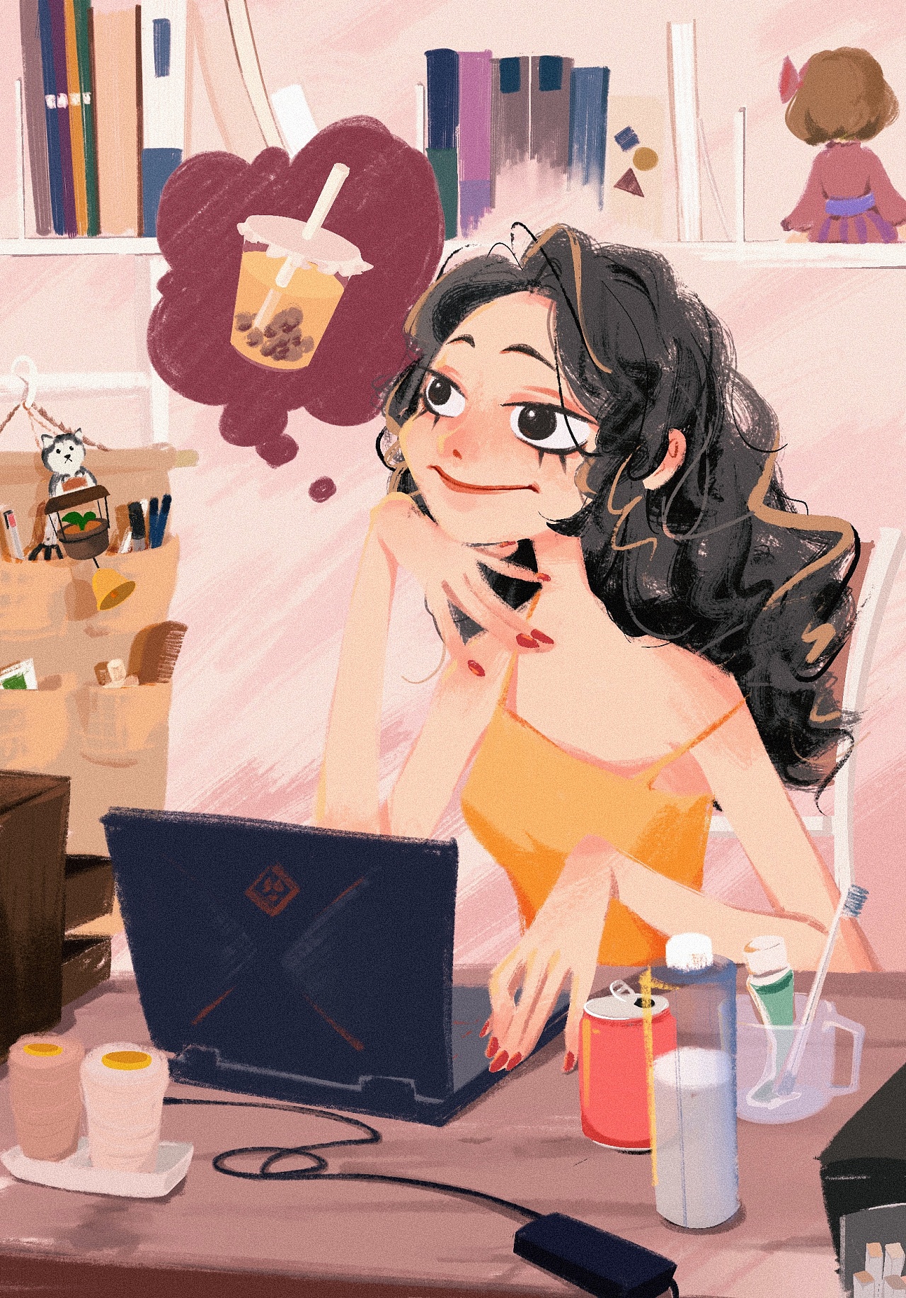 记录生活小插画