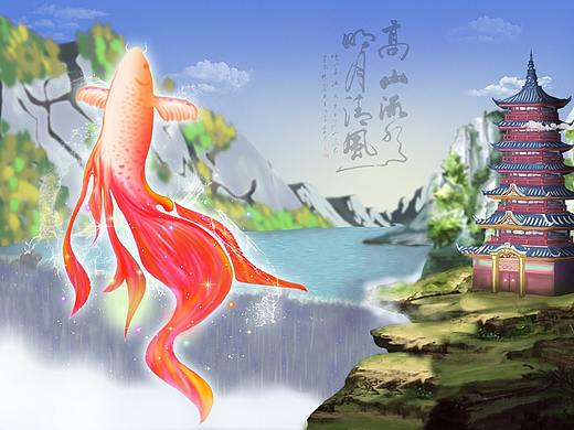 卧冰求鲤（游戏场景）棋牌类游戏（个人主页-ZMjU5NjIwMDg=） - 游戏原画 - 站酷设计师海BAO原创素材 - 站酷ZCOOL