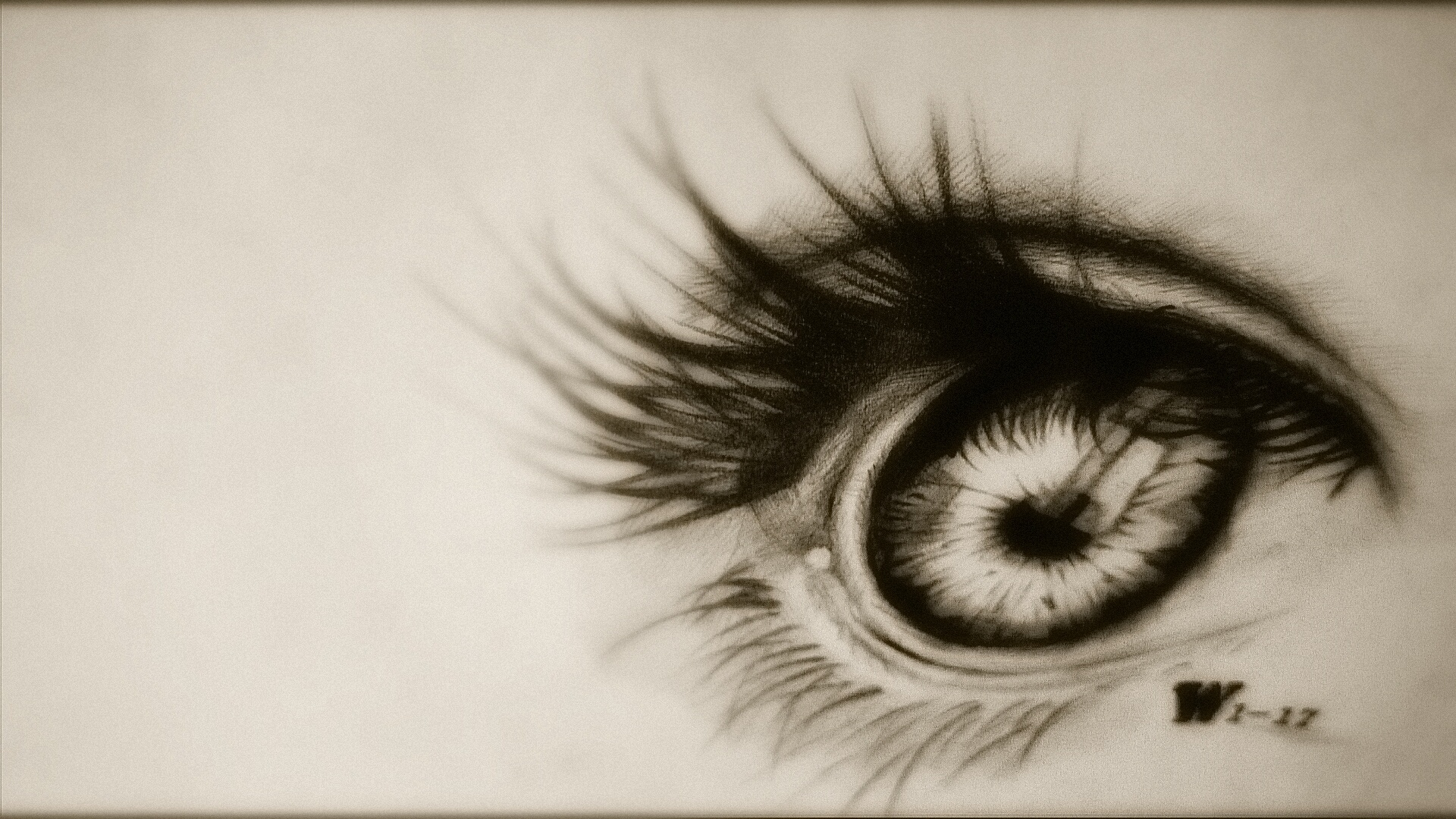 手绘临摹——眼眸