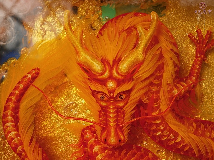 神龙火种 凡尼亨3d树脂千层雕画