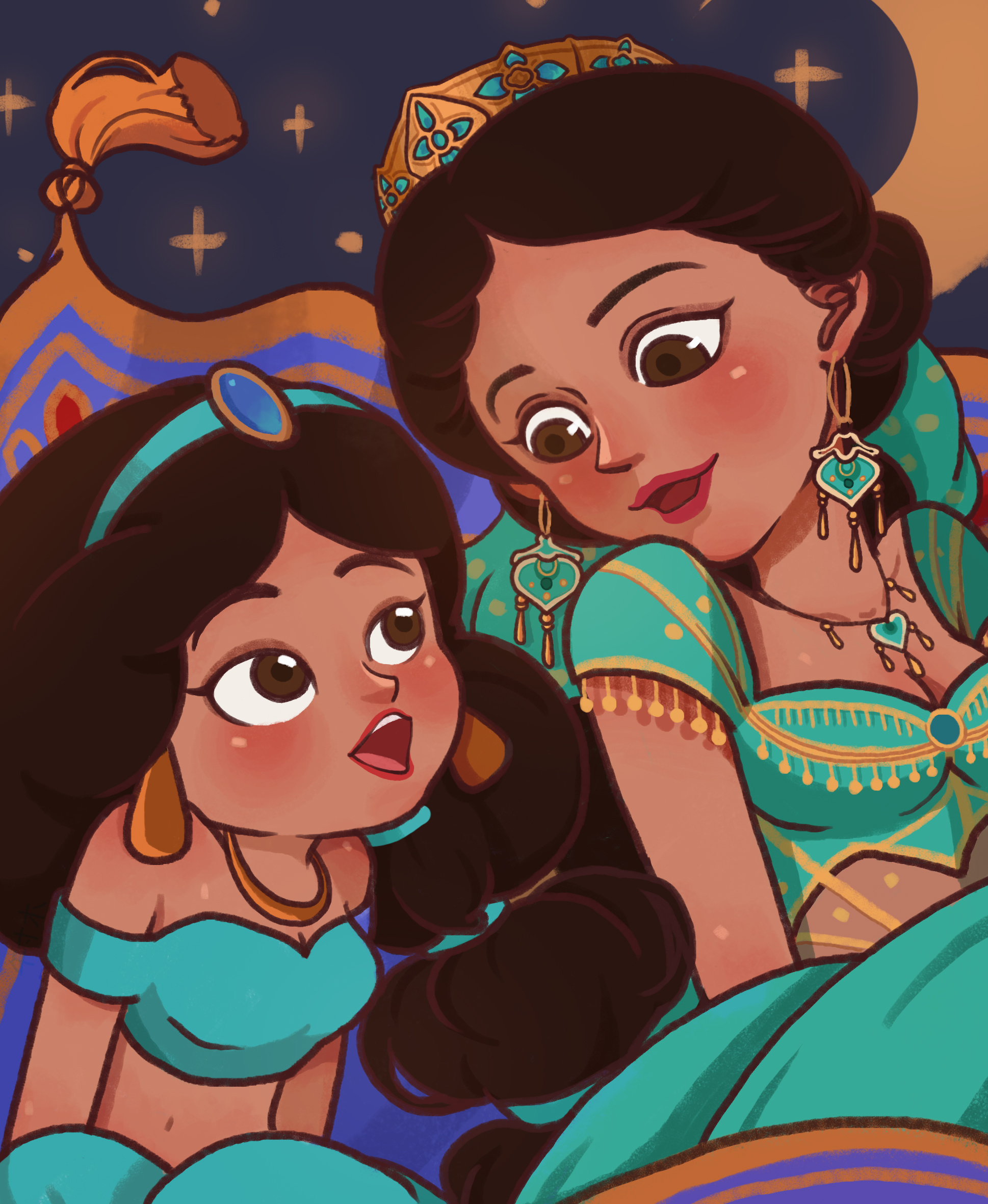 阿拉丁|插画|插画习作|午寸木 - 原创作品 - 站酷 (zcool)