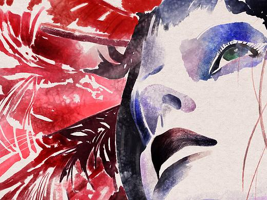 数字水彩插画临摹