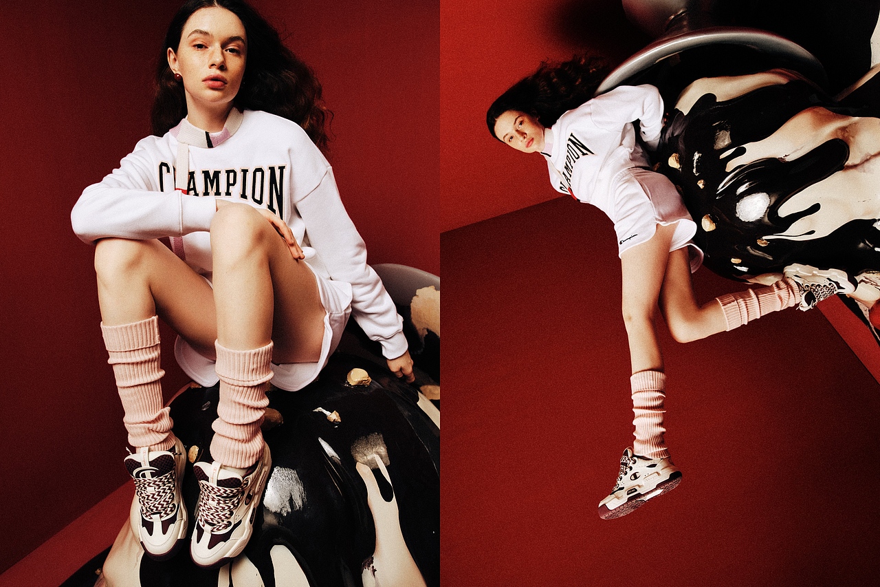 燃点AIRI｜Champion 2024 Sneakers Series（图ZMzY5MzEyMzky） - 时尚/艺术摄影 - 站酷设计师燃点文化传媒公司原创素材 - 站酷ZCOOL