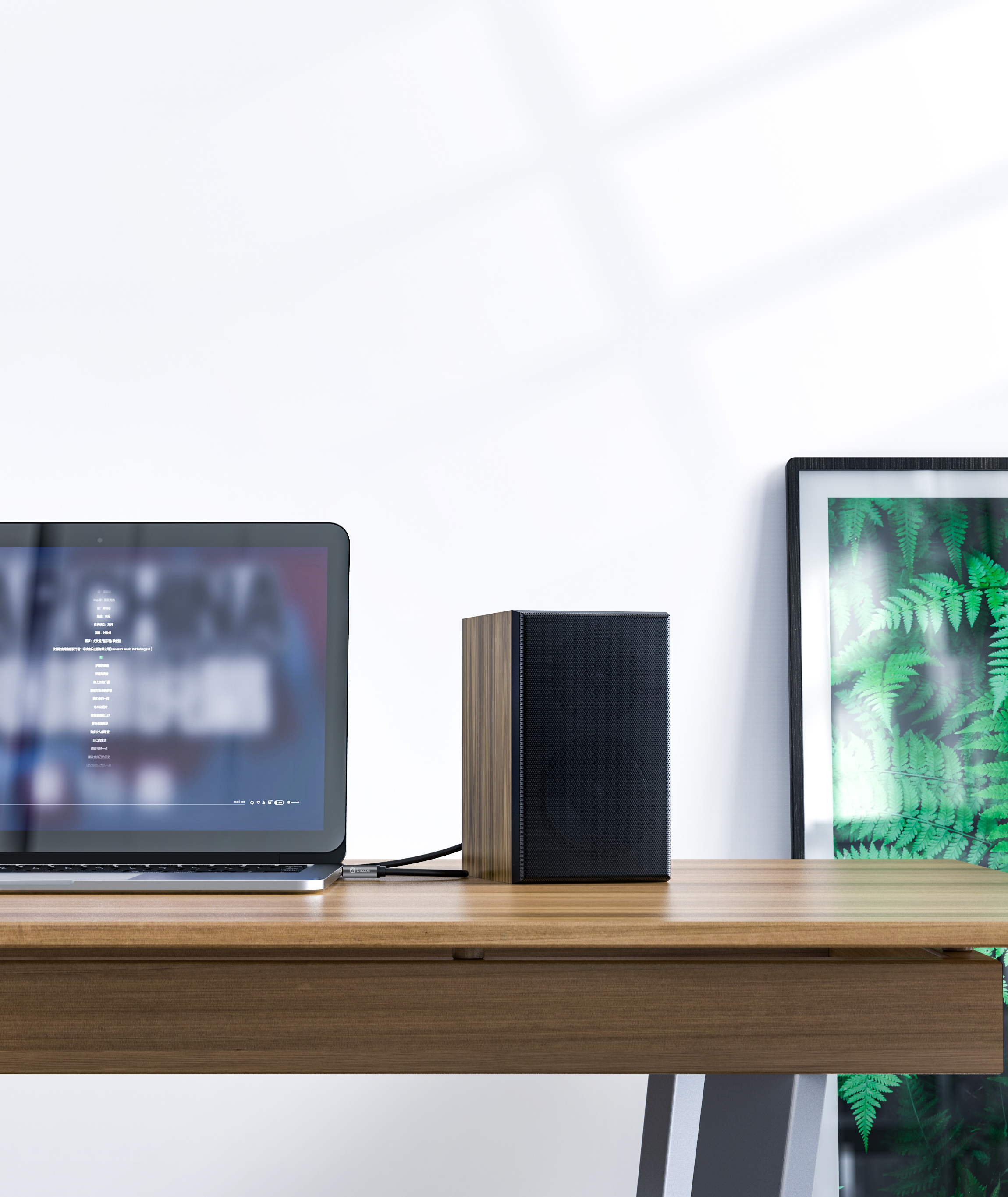 白色音频转接头场景套图 一些杂图渲染