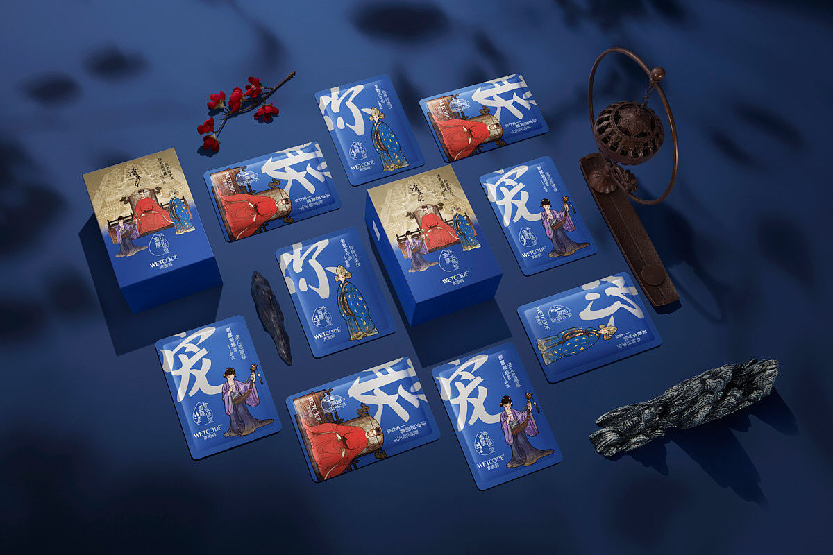 丹姿清平乐套盒创意场景拍摄