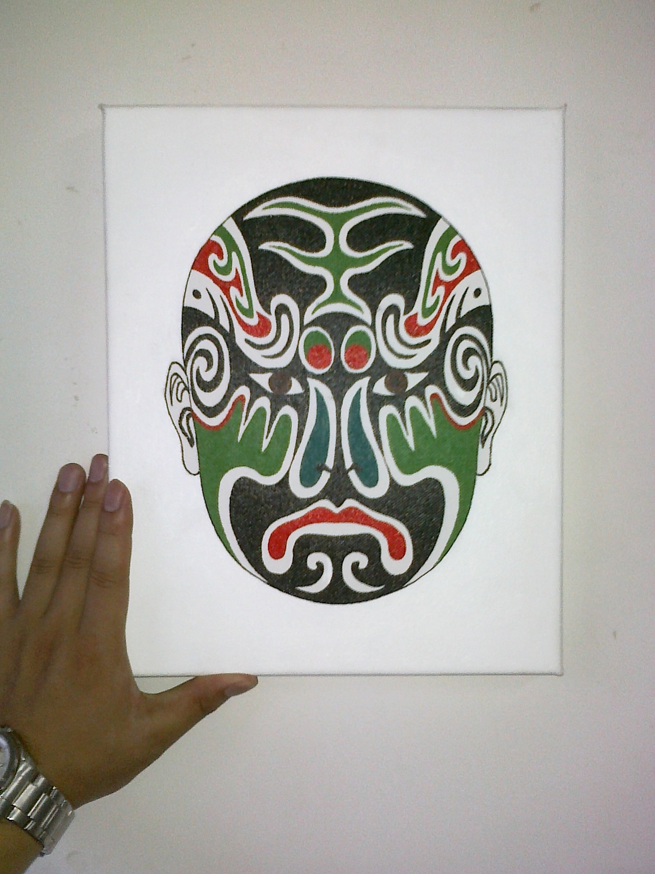 无框画——京剧脸谱