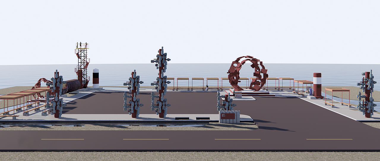公共艺术设计介入辽河口红海滩旅游区Ⅰ（图ZMjcyNTU3ODY4） - 景观设计 - 站酷设计师希未设计原创素材 - 站酷ZCOOL