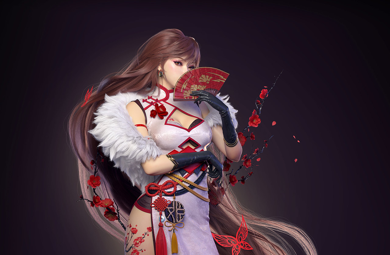 国潮少女（图ZMjc3MTgwMzQ0） - 人物/生物 - 站酷设计师大布偶殿下原创素材 - 站酷ZCOOL