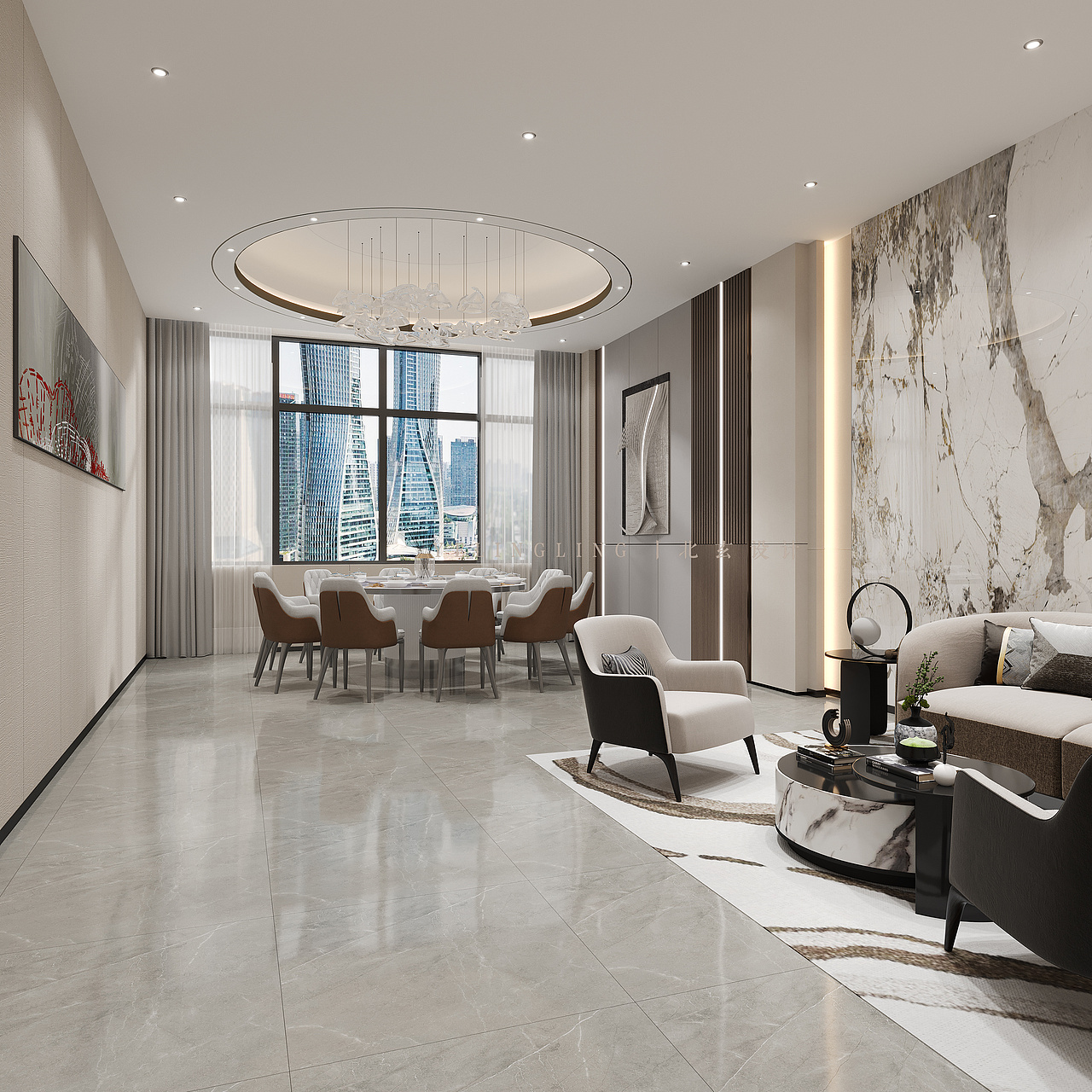 办公室设计 | 人道我居城市里 我疑身在万山中