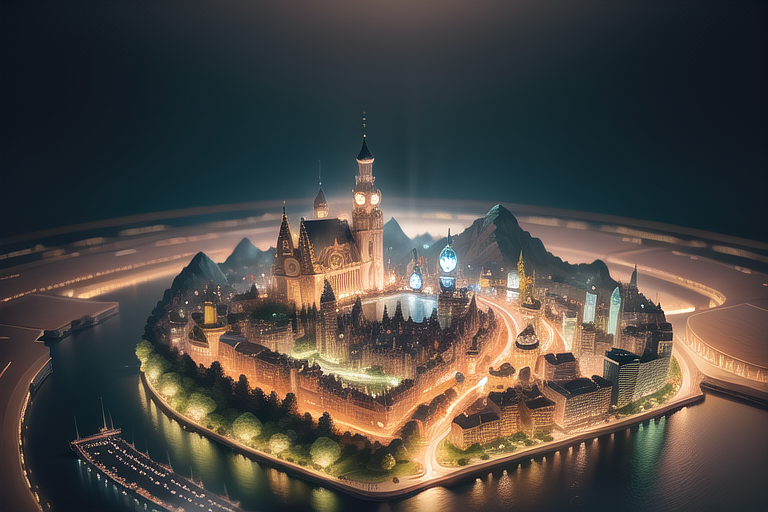 微缩景观（图ZMzM3NzI4Mzky） - AI作品 - 站酷设计师Z95273830原创素材 - 站酷ZCOOL