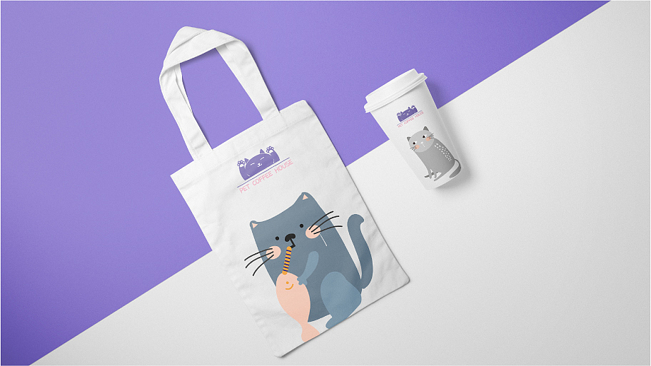 PET COFFEE HOUSE丨品牌案例（图ZMjA3MTg4ODY4） - 品牌 - 站酷设计师浅草初月原创素材 - 站酷ZCOOL