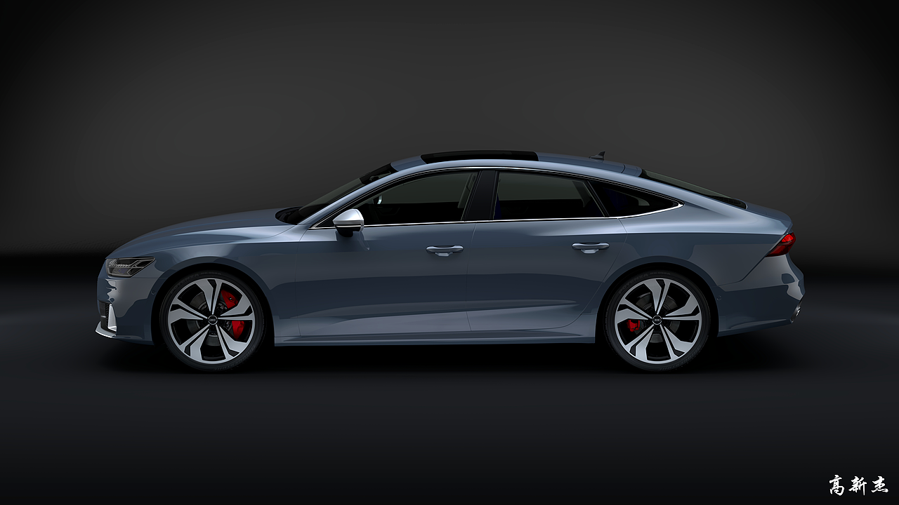 进口奥迪S7 Sportback 22年型（图ZMjg1MjQ1MzM2） - 交通工具 - 站酷设计师高新杰原创素材 - 站酷ZCOOL