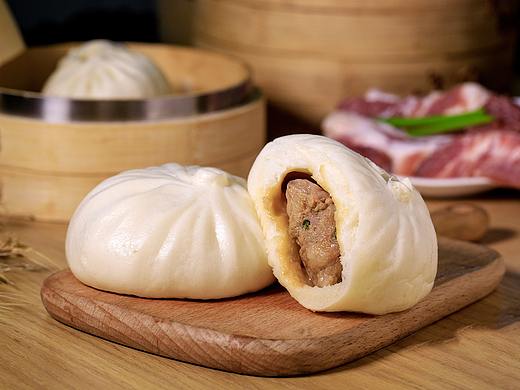 衡阳美食 衡阳菜谱 鑫隆包子 馒头 烧麦 面食 糕点摄影