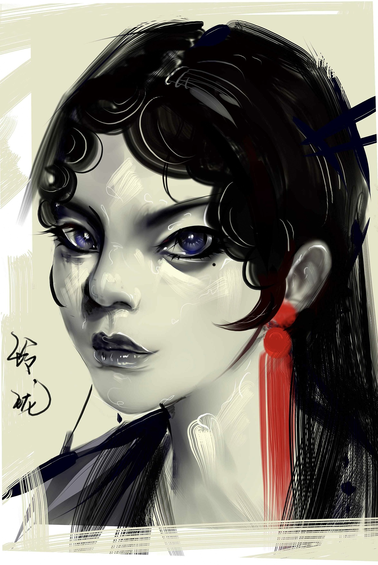 板绘人物练习玲珑