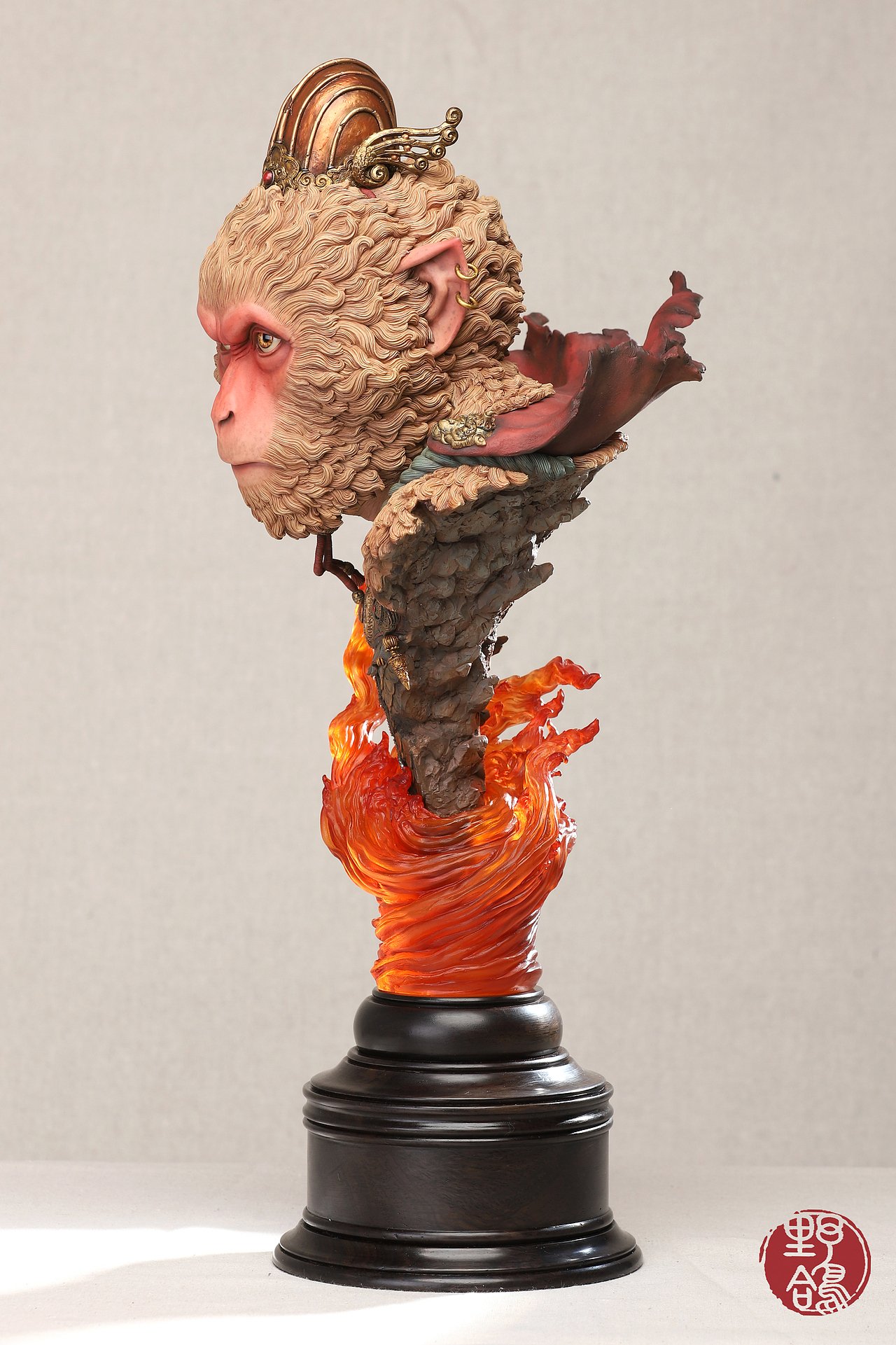 野鸽原创雕塑gk作品《浴火重生》（图ZMjU0NDY5NjEy） - 手办/模玩 - 站酷设计师Im_野鸽原创素材 - 站酷ZCOOL