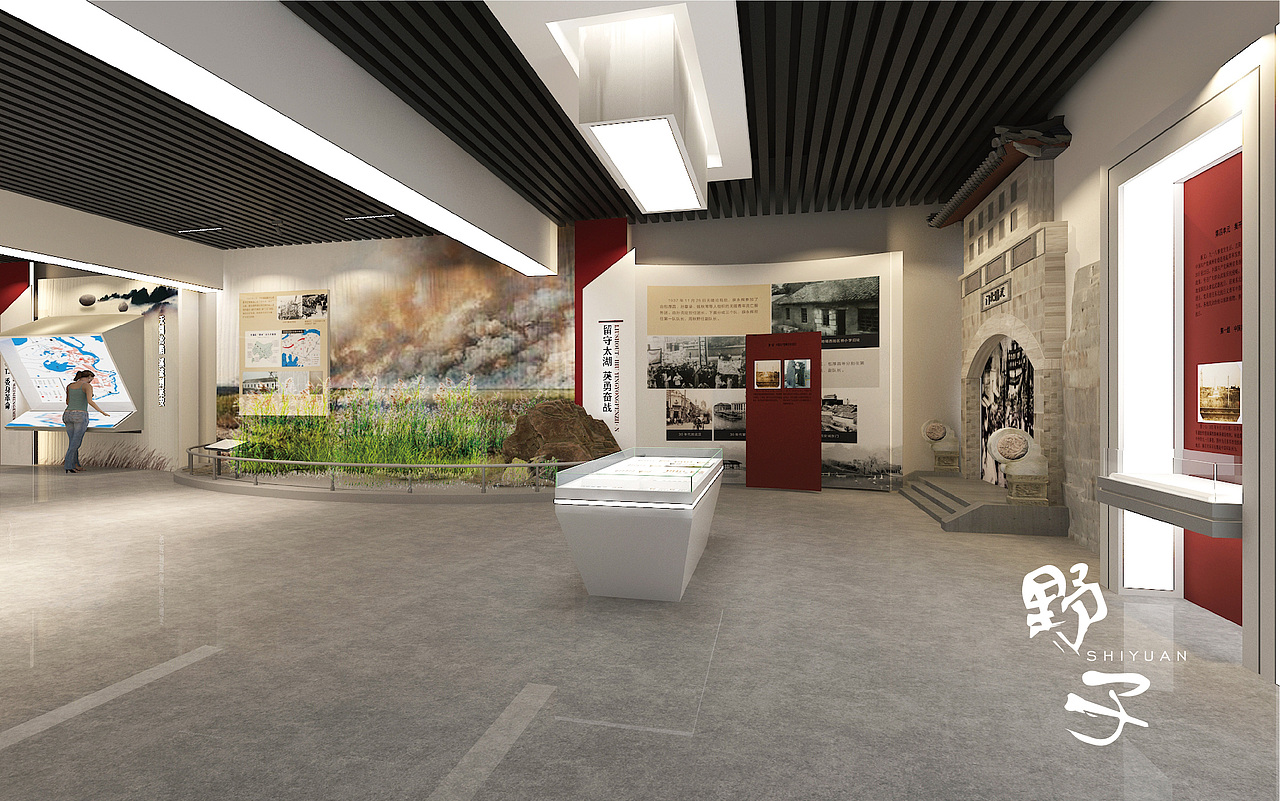 芦苇青青，英名长存 人物红色纪念馆（图ZMjc3NzI4NDM2） - 展陈设计 - 站酷设计师Shiyuan野子原创素材 - 站酷ZCOOL