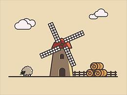 [临摹练习]可爱农场小动画