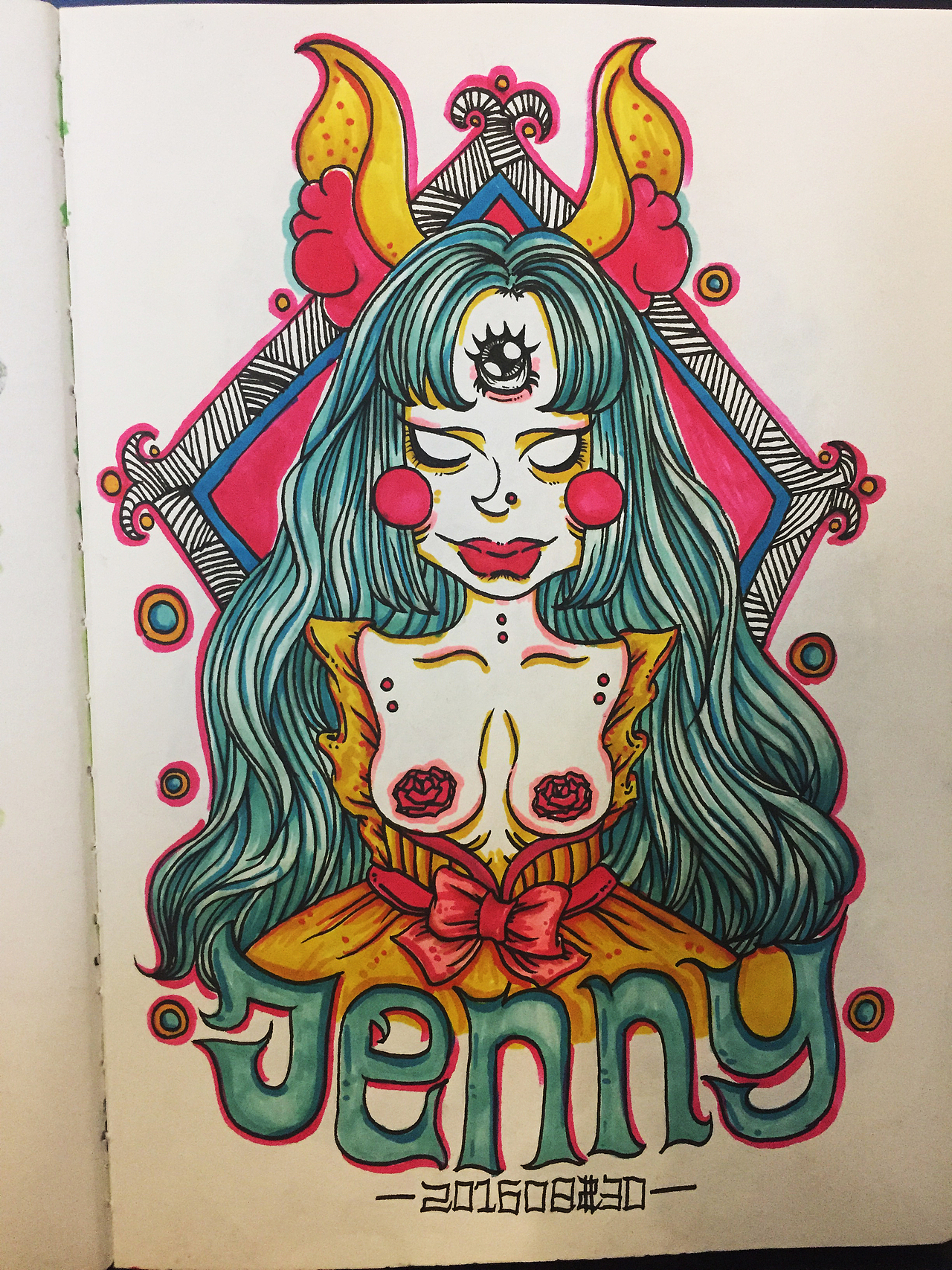 告别懒惰，9-10月部分练手绘画。（图ZNjIxMDE5MDg=） - 创作习作 - 站酷设计师Jenny杰妮原创素材 - 站酷ZCOOL