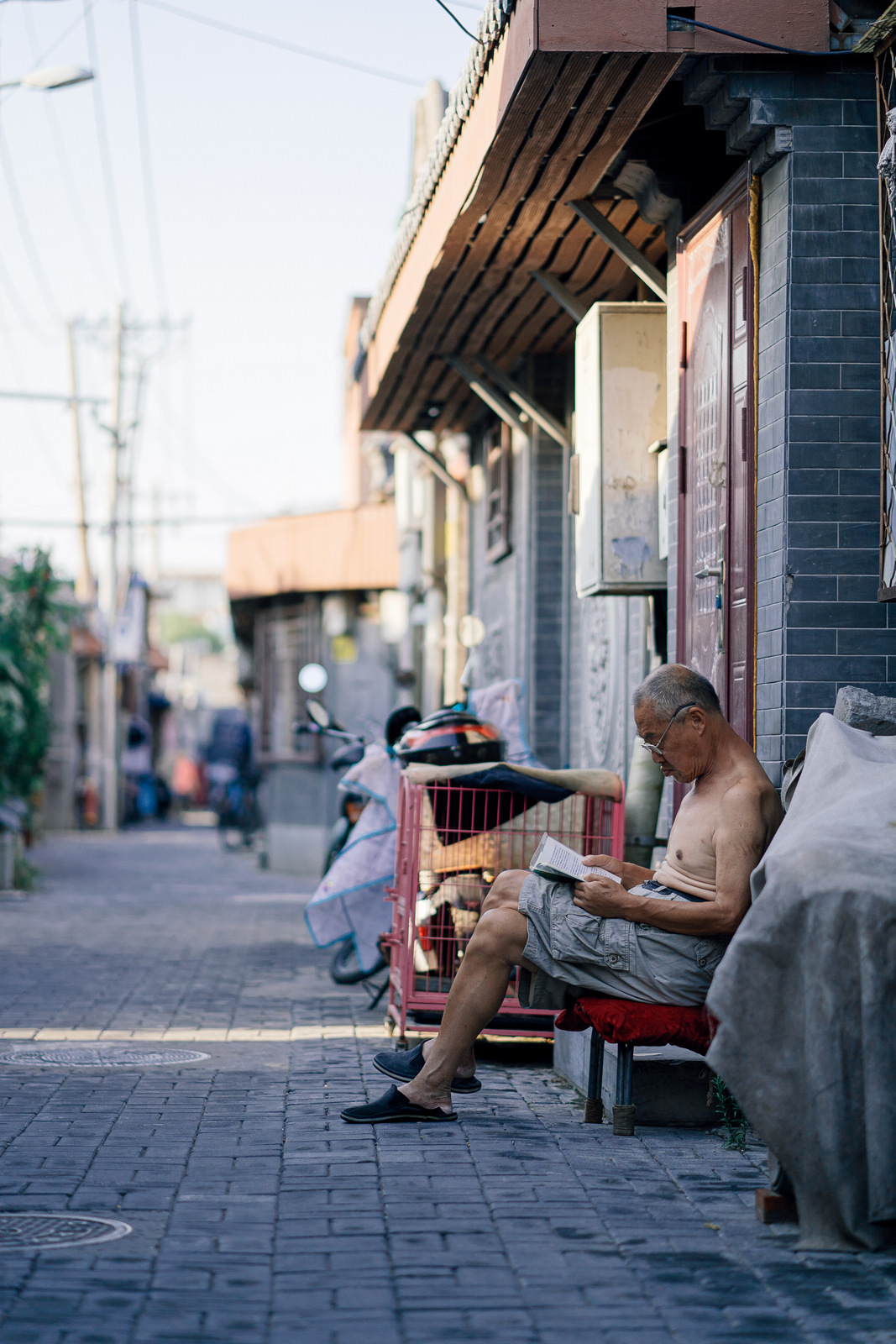 夏日北京胡同的百姓生活
