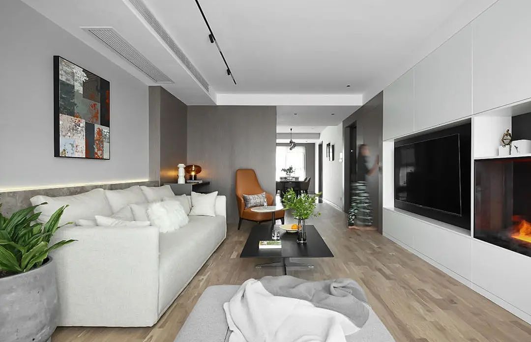 149㎡新房，硬装并不复杂，但一进门就感觉特高级