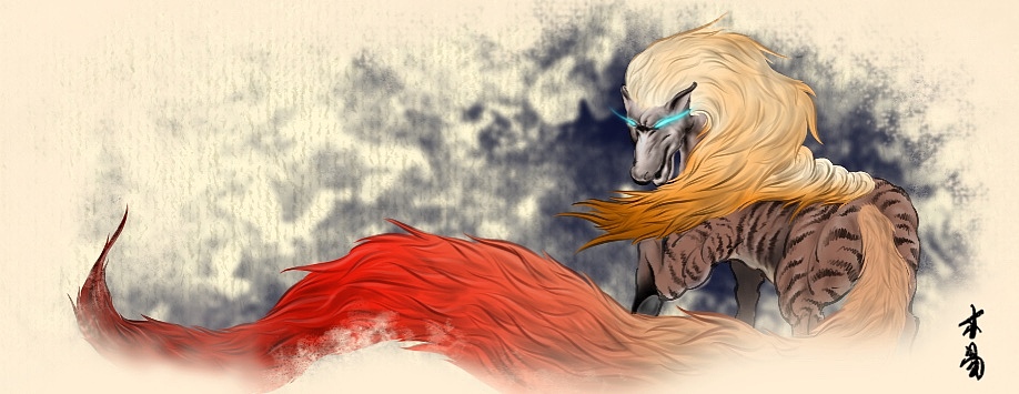 山海经异兽鹿蜀