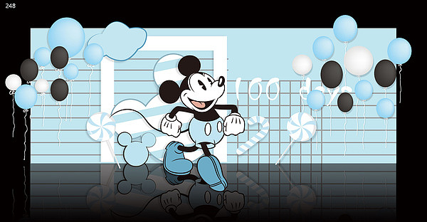 米奇主题气球派对方案