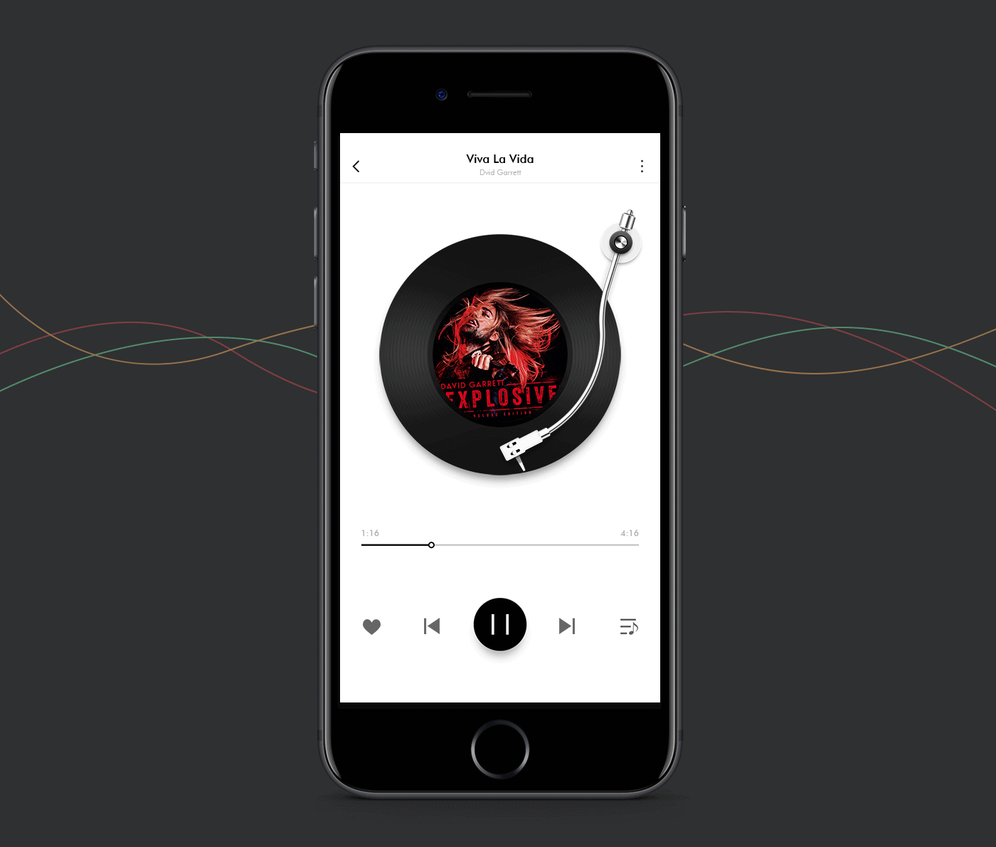 Nice Music Concept Design（图ZNzM1OTEwODQ=） - APP界面 - 站酷设计师CdzhcHappy原创素材 - 站酷ZCOOL