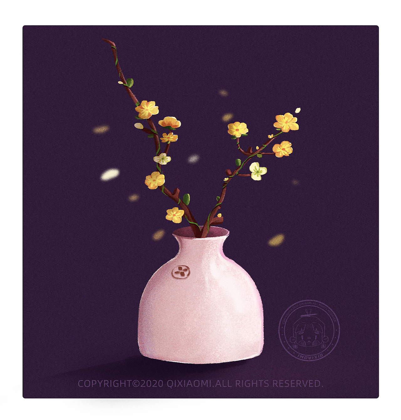 9宫格小植物插画系列
