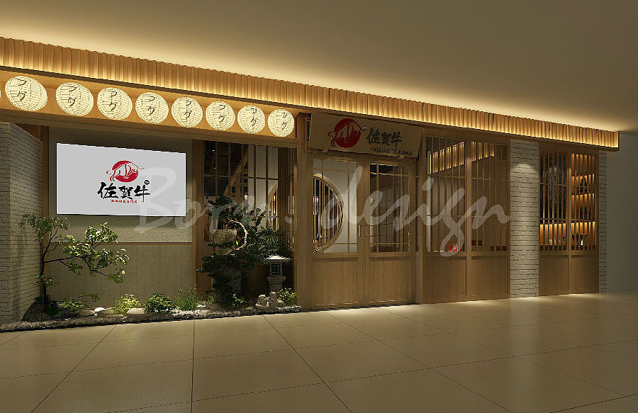 厦门日式烤肉店餐厅设计