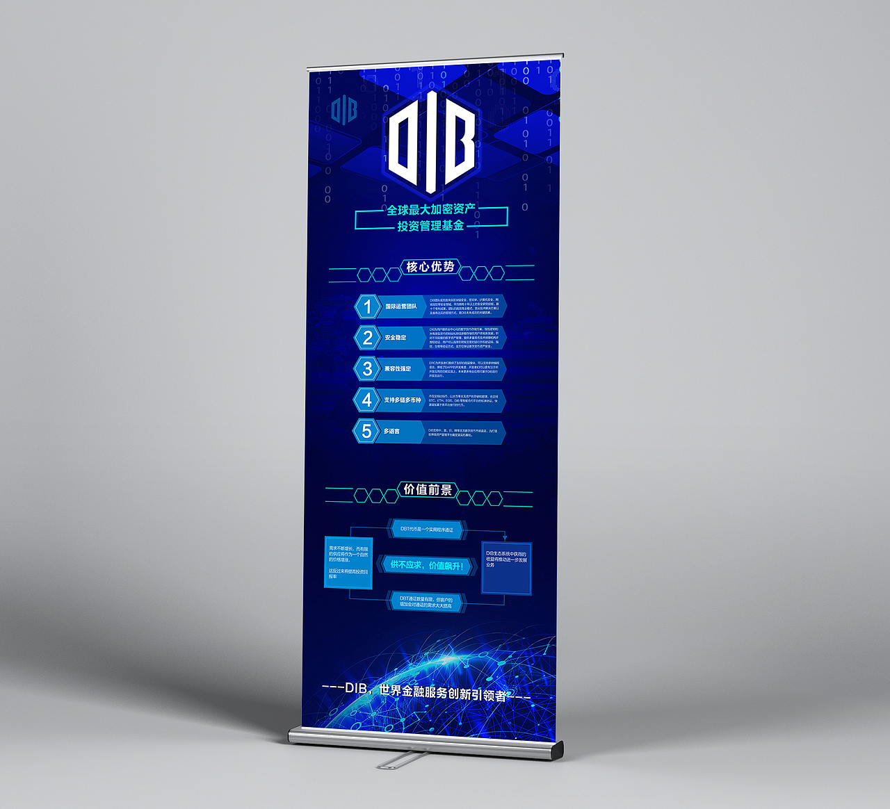 DIB 区块链金融项目宣传物料