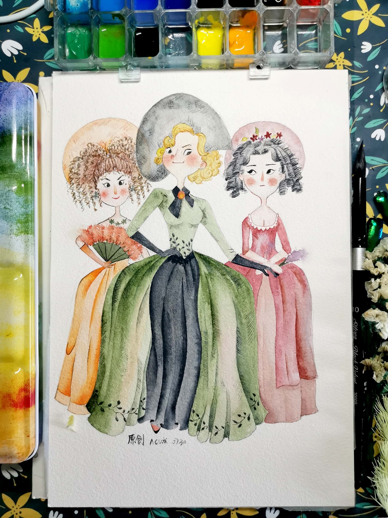阿措措acuo第一个九宫格（图ZMjIyMjMwNTA4） - 儿童插画 - 站酷设计师acuo阿措措原创素材 - 站酷ZCOOL