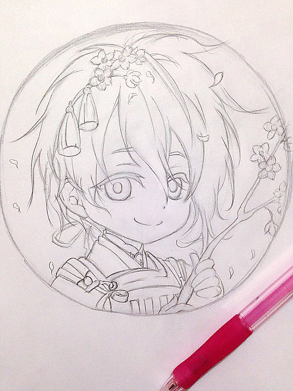 过年在家画的画