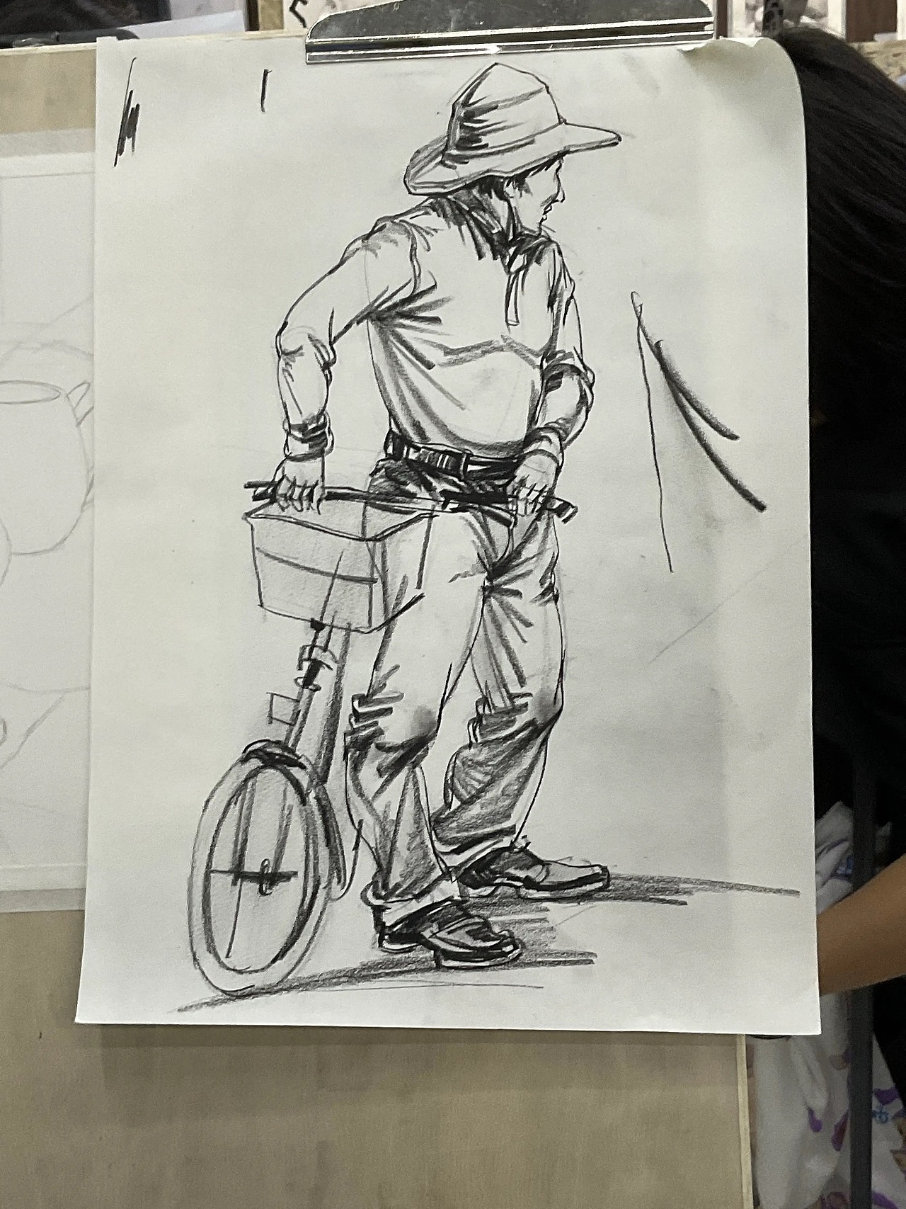 速写作业带画