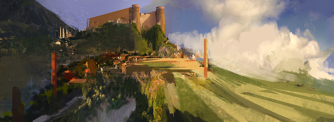 NWA原创 | 守夜人大大习作 《小城堡》作品及步骤图