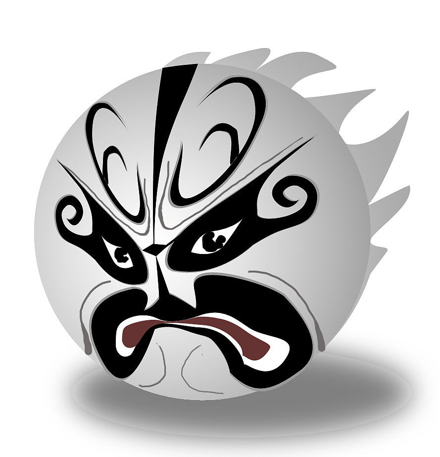 造型设计京剧脸谱表情