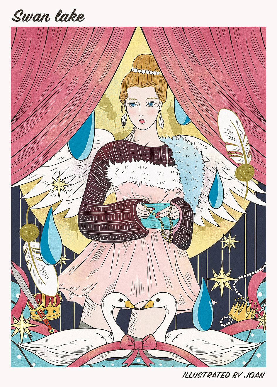 Morden Princess——童话公主系列主题时尚插画