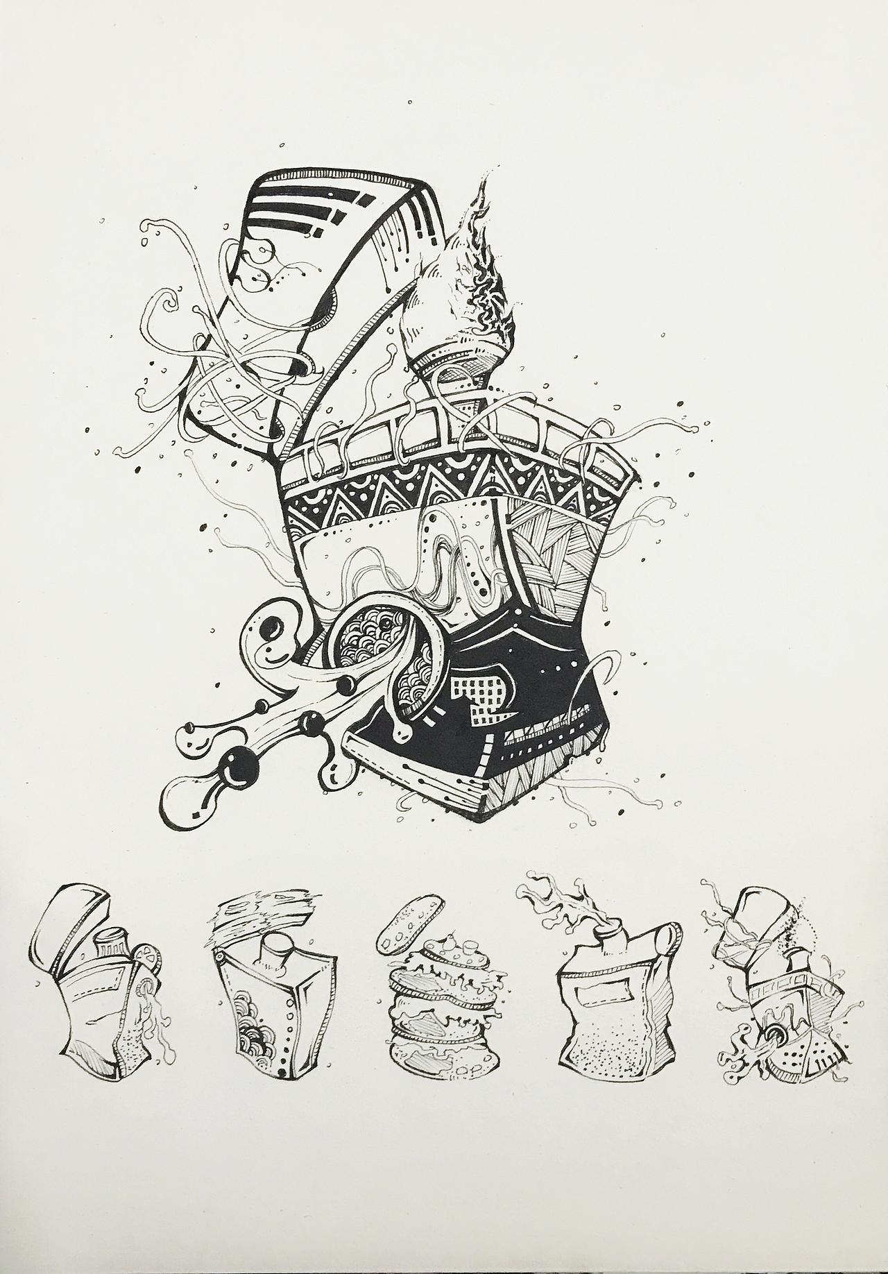 川美设计基础范画