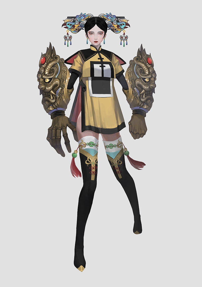 两个原创中国风人设