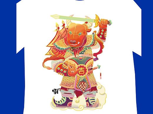 國風(fēng)類T恤設(shè)計(jì)（個(gè)人主頁-ZNTIzMTkxNjg=） - 商業(yè)插畫 - 站酷設(shè)計(jì)師舞以畏懼原創(chuàng)素材 - 站酷ZCOOL