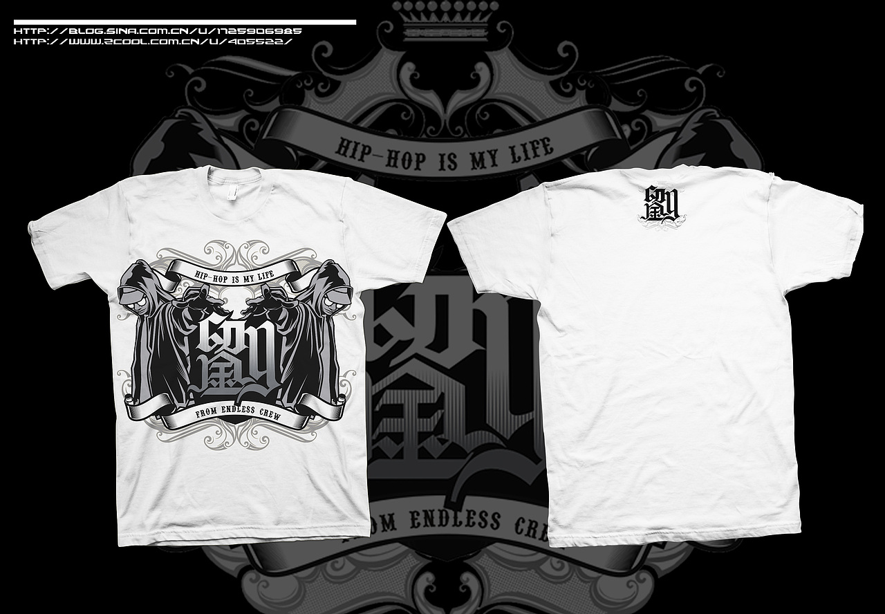 “HIP-HOP NEEQ” 个人T恤设计（图ZMTUzMzA0NA==） - 新锐潮流插画 - 站酷设计师乐图形者原创素材 - 站酷ZCOOL