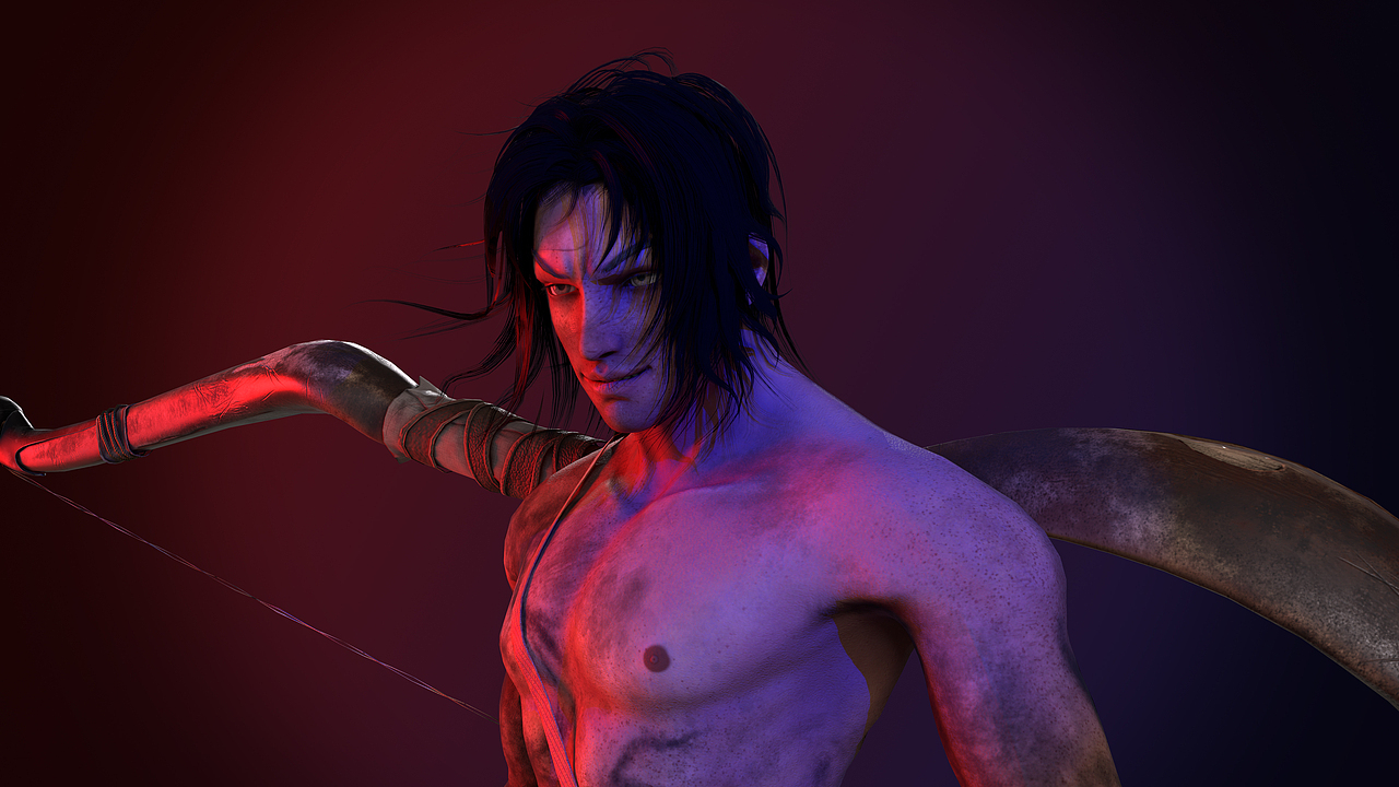 只狼角色——苇名弦一郎 次世代人物练习（图ZMjg3NTM4MjAw） - 人物/生物 - 站酷设计师TOTW原创素材 - 站酷ZCOOL