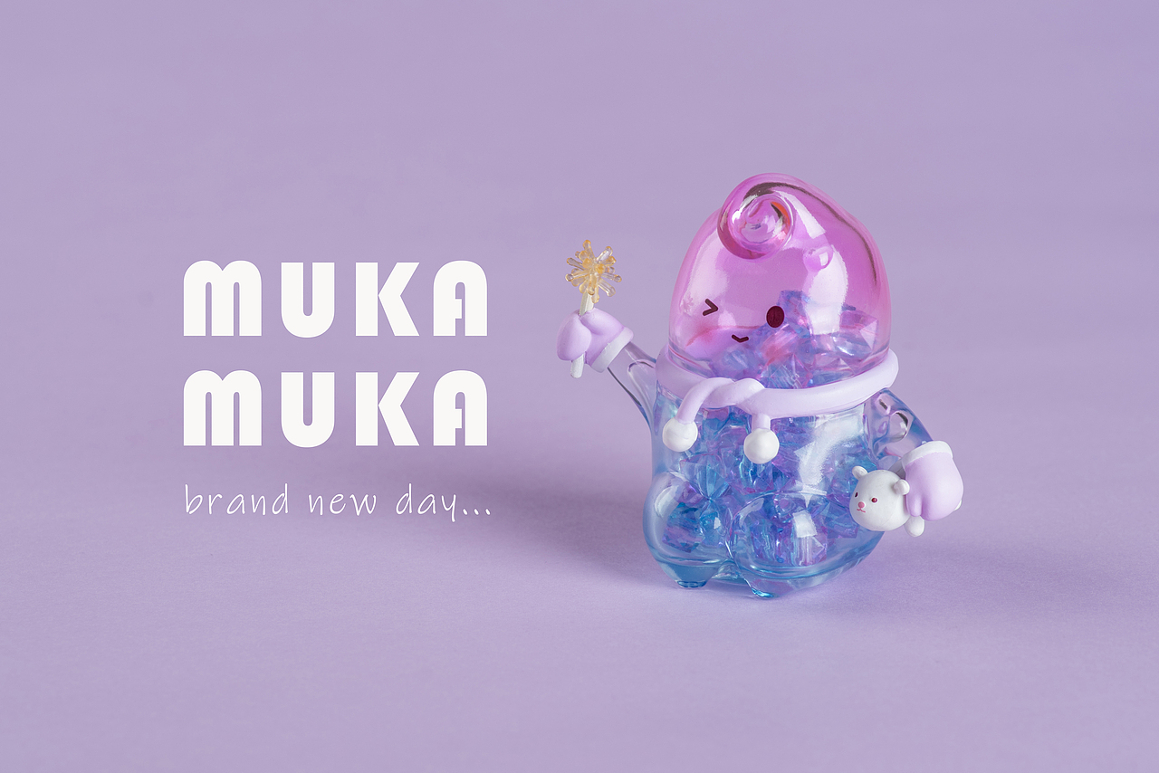 SIMONTOYS MUKAMUKA隐形透明辞旧迎新盲盒摆件
