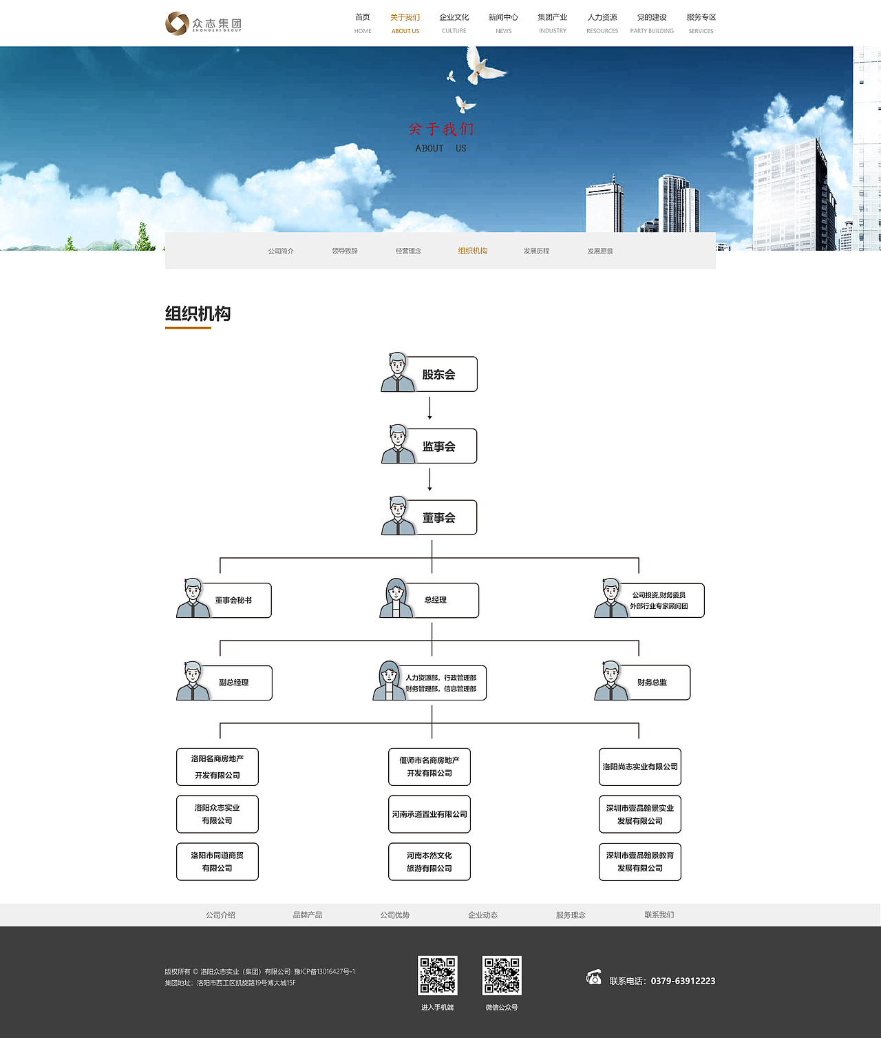 洛阳众志集团官网半成品（图ZMjYxNjk1MzY4） - 企业官网 - 站酷设计师马浩设计原创素材 - 站酷ZCOOL
