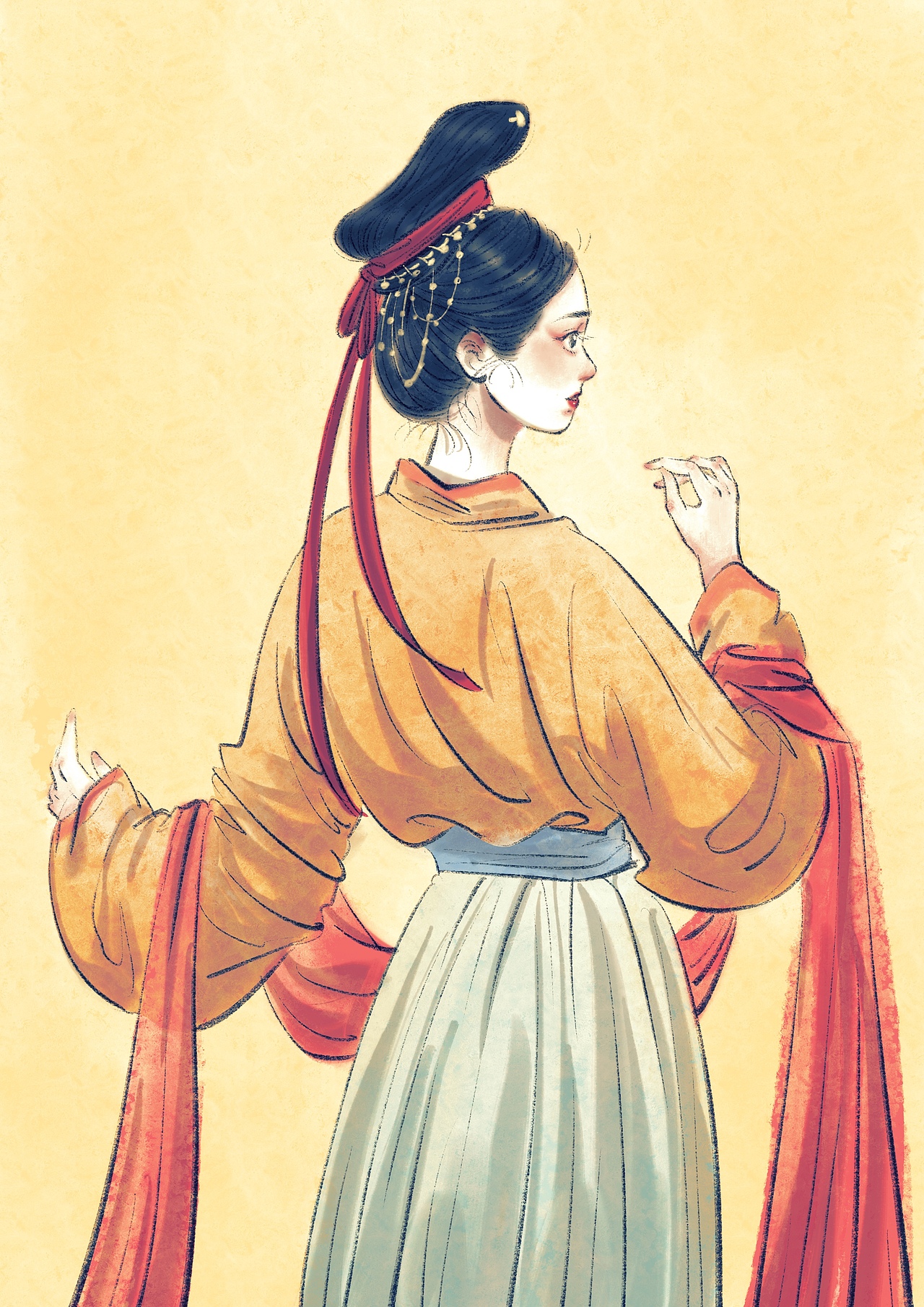 古风女孩插画合集